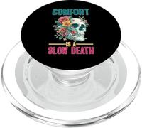 Comfort Is A Slow Death Motivation Discipline Growth PopSockets PopGrip for MagSafe
