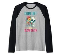Comfort is A Slow Death Motivation Discipline Growth Raglan Baseball Tee