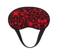Comfort Lightweight Classic Horror Blood Splatter Black Art Sleep Eye Mask with Elastic Band for Travel/Naps/Yoga/Plane/Night - Blackout Eye Cover