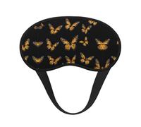 Comfort Lightweight Sleeping Eye Mask for Sleeping Travel Work - Butterfly Flying Art Blackout Eyeshade for Girls Women Kids