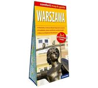 Comfort!Map&Guide Warszawa 2W1 Przewodnik + Mapa Podróże Mapy Turystyczne Polska Książka Po Polsku Polish Book