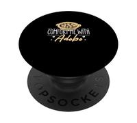 Comfort Me With Adobo Funny Adobo Dish Lovers Filipino Pride PopSockets Adhesive PopGrip