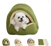 Comfort Monster Cat Bed, comoda cuccia chiusa a forma di grotta per animali domestici, materiale morbido e vellutato delicato sulla pelle, rivestimento lavabile (viola, grande)