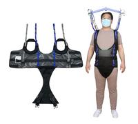 Comfort Padded Patient Lift Walking Sling with Thigh Support, Ambulation & Standing Transfer Aid, Breathable Mesh, 230kg / 500lbs Capacity, Machine Washable 80°C (Large))