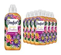 Comfort Passion Bloom Fabric Conditioner 26 Washes 780 ml Perfume Creations Fabric Softener, Lasting Freshness and Softness with Motion-Activated Technology for 100 Days, 8 Pack