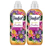Comfort Passion Bloom Fabric Conditioner 780ml 26 Wash Floral Fabric Softener for Soft Smooth & Fresh Laundry (Pack of 2)
