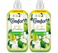 Comfort Perfume Creations Apple Blossom Fabric Conditioner Softener with Motion-Activated Fragrance Technology 100 Days of Freshness 48 washes (1.44 L) (Pack of 2)