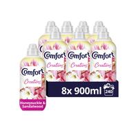 Comfort Perfume Creations Honeysuckle & Sandalwood Fabric Conditioner Softener with Motion-Activated Fragrance Technology 100 Days of Freshness 240