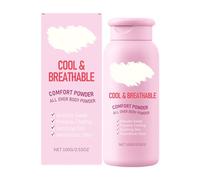 Comfort Powder, Talc Free Anti Chafe Body & Foot Dusting Powder Deodorant to Control Inner Thigh Chafing, Private Areas, and All Over Body for Women, Absorbs Sweat & Fights Friction