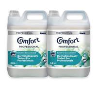 Comfort Professional Sensitive Concentrated Fabric Softener 4.8L (Pack of 2) - 480 Washes | Long-Lasting Freshness for Your Laundry | Detergent | Anti-Static & Hypoallergenic