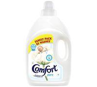 Comfort Dermatologically tested Pure suitable for the whole family's clothes Fabric Conditioner gentle next to sensitive skin 85 Wash 3 l