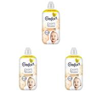 Comfort Pure Dreams Cashmere Soft Fabric Conditioner Dermatologist-Recommended Gentle Next to Sensitive Skin 48 washes (1.44 L) (Pack of 3)