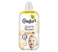 Comfort Pure Dreams Cashmere Soft Fabric Conditioner Dermatologist-Recommended Gentle Next to Sensitive Skin 48 washes (1.44 L)