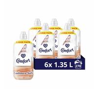 Comfort Pure Dreams Cashmere Soft Sensitive Fabric Conditioner dermatologically tested fabric softener gentle next to sensitive skin 270 washes (6x