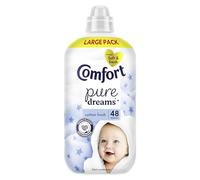 Comfort Pure Dreams Cotton Fresh Fabric Conditioner Dermatologist-Recommended Gentle Next to Sensitive Skin 48 washes (1.44 L)