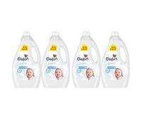 Comfort Pure Fabric Conditioner 100 Wash Hypoallergenic Concentrated Laundry Softener for Sensitive Skin & Baby Clothes (Pack of 4)