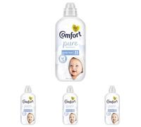 Comfort Pure Fabric Conditioner Dermatologist-Recommended and Hypoallergenic with a Gently Fresh Fragrance 31 washes (930 ml) (Pack of 4)