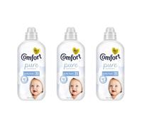 Comfort Pure Fabric Conditioner, Hypoallergenic, 930ml, Pack of 3, 31 Washes