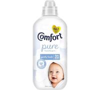 Comfort Pure Gently Fresh Sensitive Fabric Conditioner 930ml | 31 Washes | Fabric Softener for Sensitive Skin | Hypoallergenic | Dermatologically Tested | Gentle Fresh Fragrance
