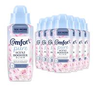 Comfort Pure Heaven Liquid Scent Booster Elixir 342 ml Dermatologist Recommended Fabric Conditioner Suitable for Sensitive Skin for Long-Lasting Fragrance, 8 Pack