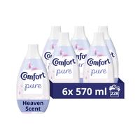 Comfort Pure Heaven Scent Fabric Conditioner Softener with CrystalFresh Technology for Sensitive Skin 38 washes(570 ml) - Case pack of 6