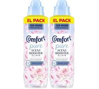 Comfort Pure Heaven Scent Scent Booster Dermatologist-Recommended Long Lasting Fragrance Elixir Gentle next to Sensitive Skin 828 ml (Pack of 2)