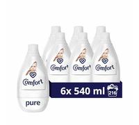 Comfort Pure Ultra-Concentrated Fabric Conditioner dermatologically tested gentle next to sensitive skin 6x 540 ml (216 washes)