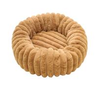 Comfort Round Dog Bed - Plush Washable Cushion, Cozy Nest | Soft Style Pad for Home, Apartment, Bedroom, Living Room, Balcony, Office, Outdoor, Travel, Corner Floor Resting Spot Furniture for Small Me