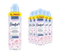 Comfort Scent Booster Heaven Scent (216 Washes) Premium fragrance collaboration, up to 10x more freshness, bead-infused formula, long-lasting scent, 828ml, Pack of 6
