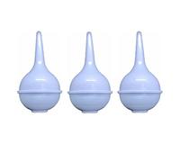 Comfort Soft Baby Nasal Aspirator and Ear Wax Bulb Syringe 2oz Blue - Pack of 3