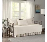 Comfort Spaces Daybed Set, Fabric, Ivory, 75"x39"