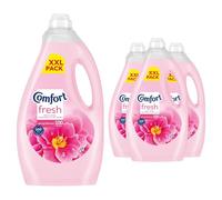 Comfort Spring Blossom Fabric Conditioner 100 Washes 3L Fabric Softener Washing Liquid, Lasting Freshness and Softness with Stay Fresh Technology for 100 Days, 4 Pack