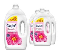 Comfort Spring Blossom Fabric Conditioner 80 Washes 2.4L Fabric Softener Washing Liquid, Lasting Freshness and Softness with Stay Fresh Technology for 100 Days, 4 Pack