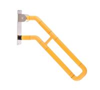 Comfort Stainless Steel Bathroom Handle 135° Tilt Bathroom Grip Extended Shower Handle for Stairs Doorway Next to The Bathtub Easy to Grip(Gelb,65cm)