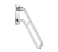 Comfort Stainless Steel Bathroom Handle 135° Tilt Bathroom Grip Extended Shower Handle for Stairs Doorway Next to The Bathtub Easy to Grip(Wei,65cm)