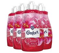 Comfort Strawberry & Lily Fabric Conditioner Softener Unstoppable Long Lasting Freshness and Fragrance Boost + Softness 220 wash (Pack of 4) Upto 7 Months Supply