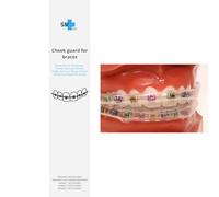 Comfort Strip for Braces, Replaces Dental Wax | Orthodontic Cover, Protector Against Mouth Sores | Reusable, Tasteless, Discreet Transparent Color