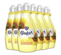 Comfort Sunshiny Days all-day odour defence Fabric Conditioner for long lasting freshness and fragrance + softness 36 Wash 1.26 l pack of 6 (216 washes in total)