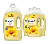 Comfort Fabric Conditioner Sunshiny Days – 2.4L, 80 Washes, Stay Fresh Technology 100 Days – 4 Pack