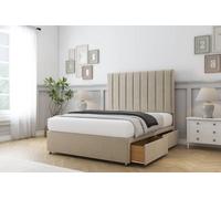 Comfort Tokyo Almond Coniston Divan Bed Base 4 Drawers - 54" Floor Standing 6' Super King
