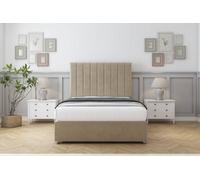 Comfort Tokyo Almond Coniston Divan Bed Set No Drawers - 26" Strutted 5' King