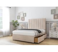Comfort Tokyo Sand Naples Divan Bed Base 4 Drawers - 54" Floor Standing 4'6 Double