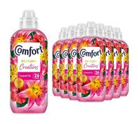 Comfort Tropical Lily Fabric Conditioner 26 Washes 780 ml Perfume Creations Fabric Softener, Lasting Freshness and Softness with Motion-Activated Technology for 100 Days, 8 Pack