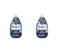 Comfort Ultimate Care Fresh Sky Ultra-Concentrated Fabric Conditioner bottle made of 100% recycled plastic* for complete clothes protection 870 ml (58 washes) (Pack of 2)