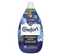 Comfort Ultimate Care Fresh Sky Ultra-Concentrated Fabric Conditioner bottle made of 100% recycled plastic* for complete clothes protection 870 ml (58 washes)