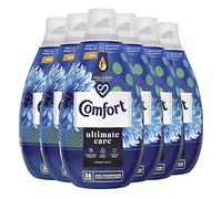 Comfort Ultimate Care Fresh Sky Ultra-Concentrated Fabric Conditioner bottle made of 100% recycled plastic* fabric softener for complete clothes protection 6x 540 ml (216 washes)