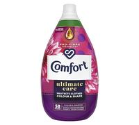 Comfort Ultimate Care Fuchsia Passion Ultra-Concentrated Fabric Conditioner bottle made of 100% recycled plastic* for complete clothes protection 58 washes (870 ml)