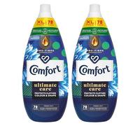 Comfort Ultimate Care Ultra-Concentrated Fabric Conditioner with Lasting Fragrance Intense Liquid Fabric Softener 78 Wash, 1.18 L (Fresh Sky, Buy 2)