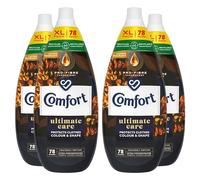 Comfort Ultimate Care Ultra-Concentrated Fabric Conditioner with Lasting Fragrance Intense Liquid Fabric Softener 78 Wash, 1.18 L (Heavenly Nectar, Buy 4)