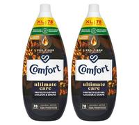 Comfort Ultimate Care Ultra-Concentrated Fabric Conditioner with Lasting Fragrance Intense Liquid Fabric Softener 78 Wash, 1.18 L (Heavenly Nectar, Buy 2)